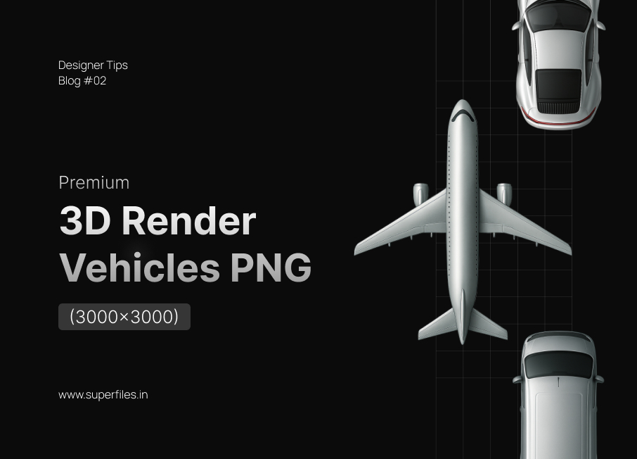 Premium 3D Render Vehicles PNG - Superfiles