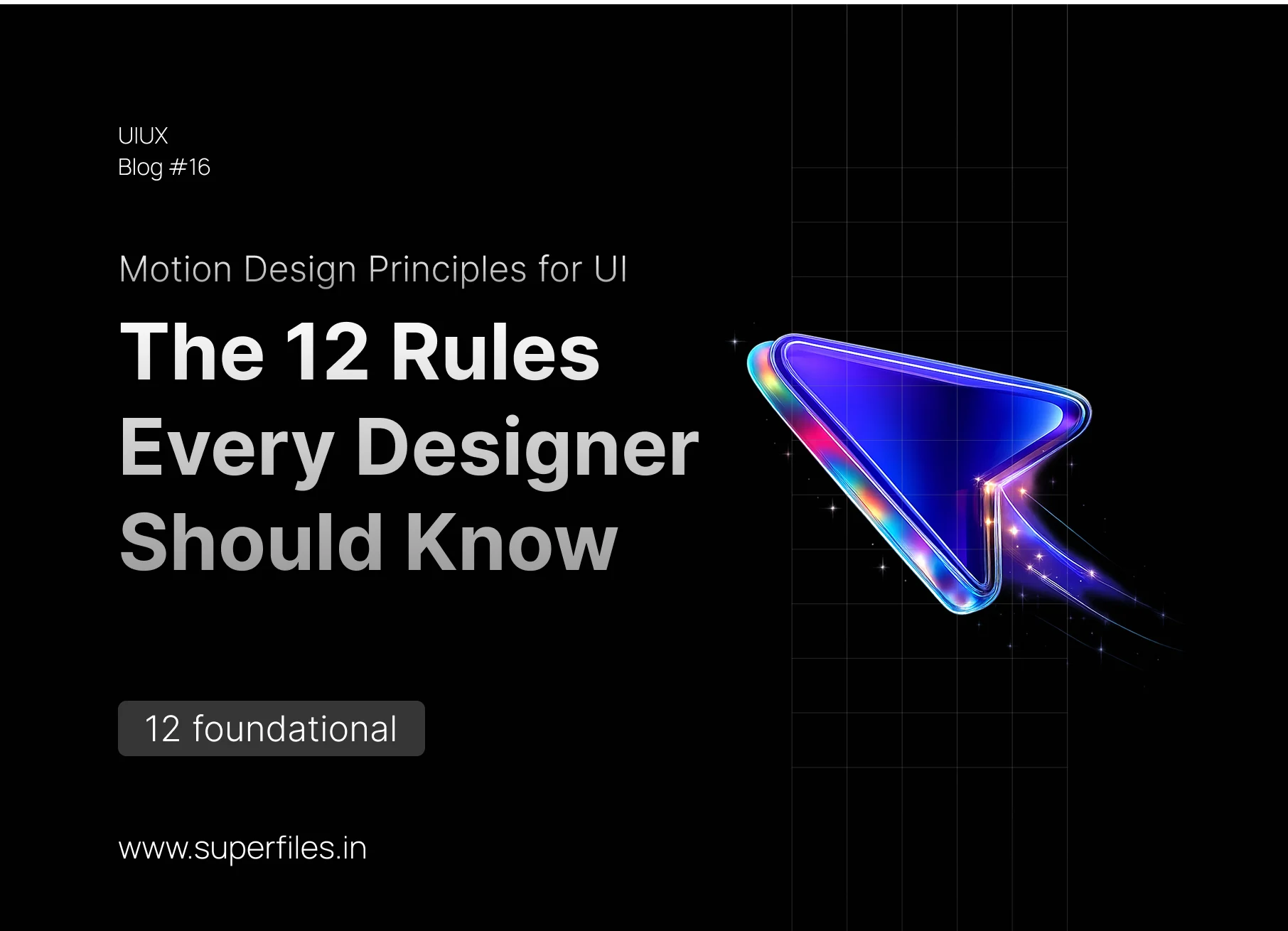 Motion Design Principles for UI — 12 rules covering easing, duration, choreography, and performance