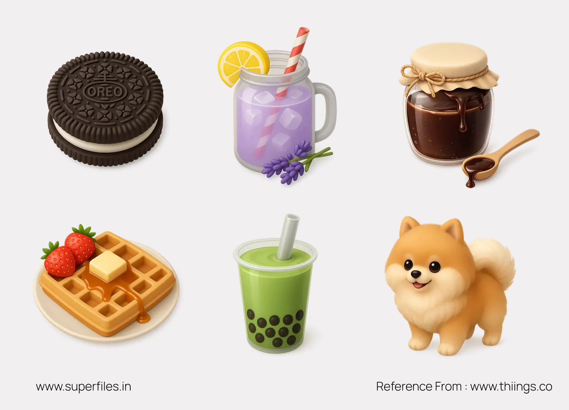 3D UI Reference Icons