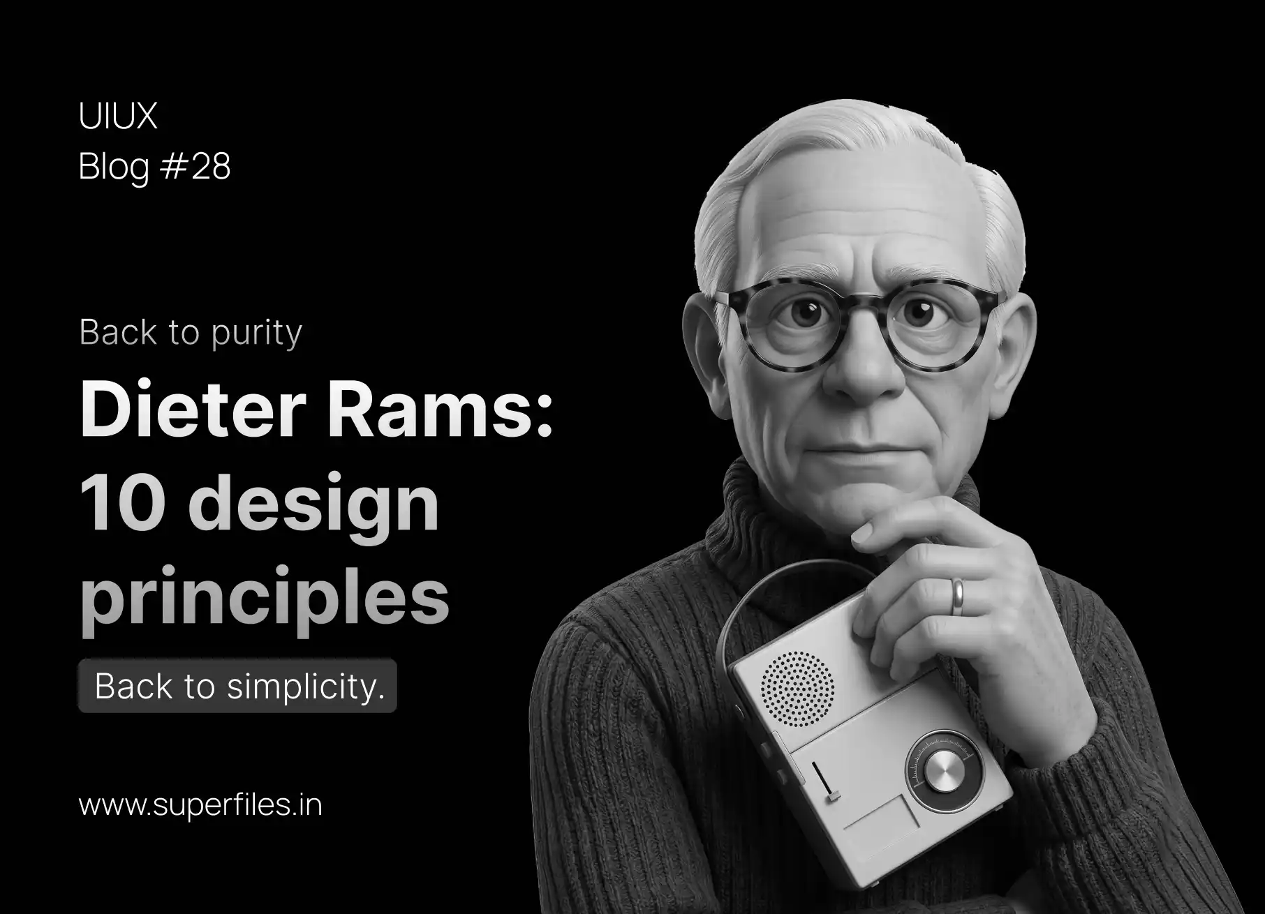 Dieter Rams 10 Principles Banner
