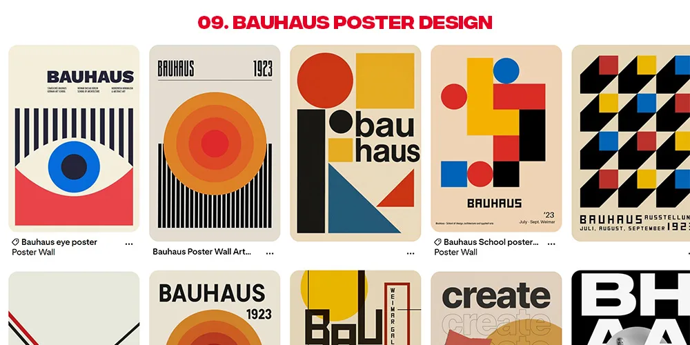 Bauhaus Poster Design Style Inspiration