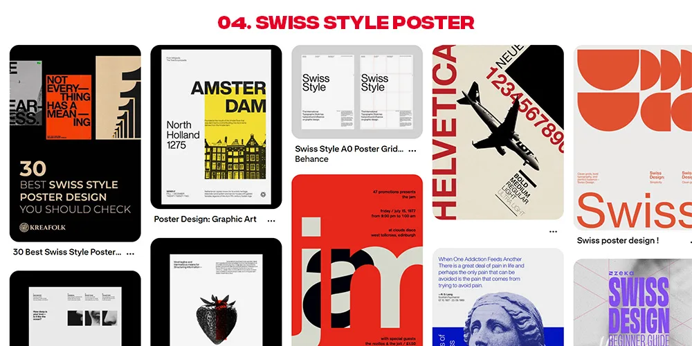 Swiss Design Poster Style Inspiration