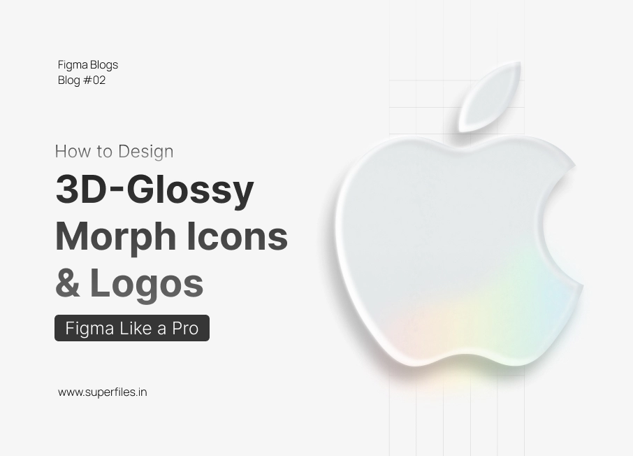 3D Glossy Morph Icons and Logos in Figma Tutorial