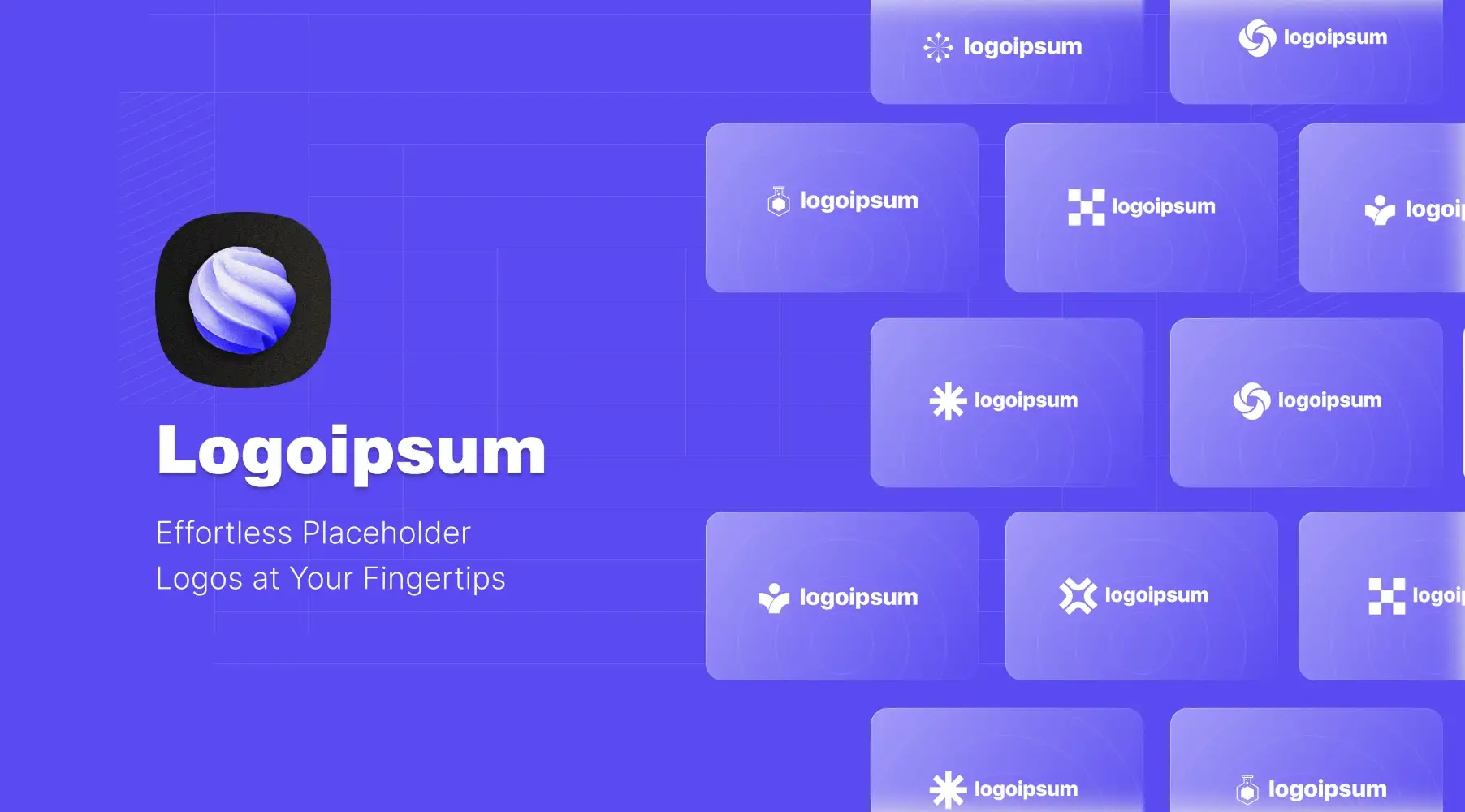 Logoipsum plugin showing placeholder logo library for wireframes and prototypes