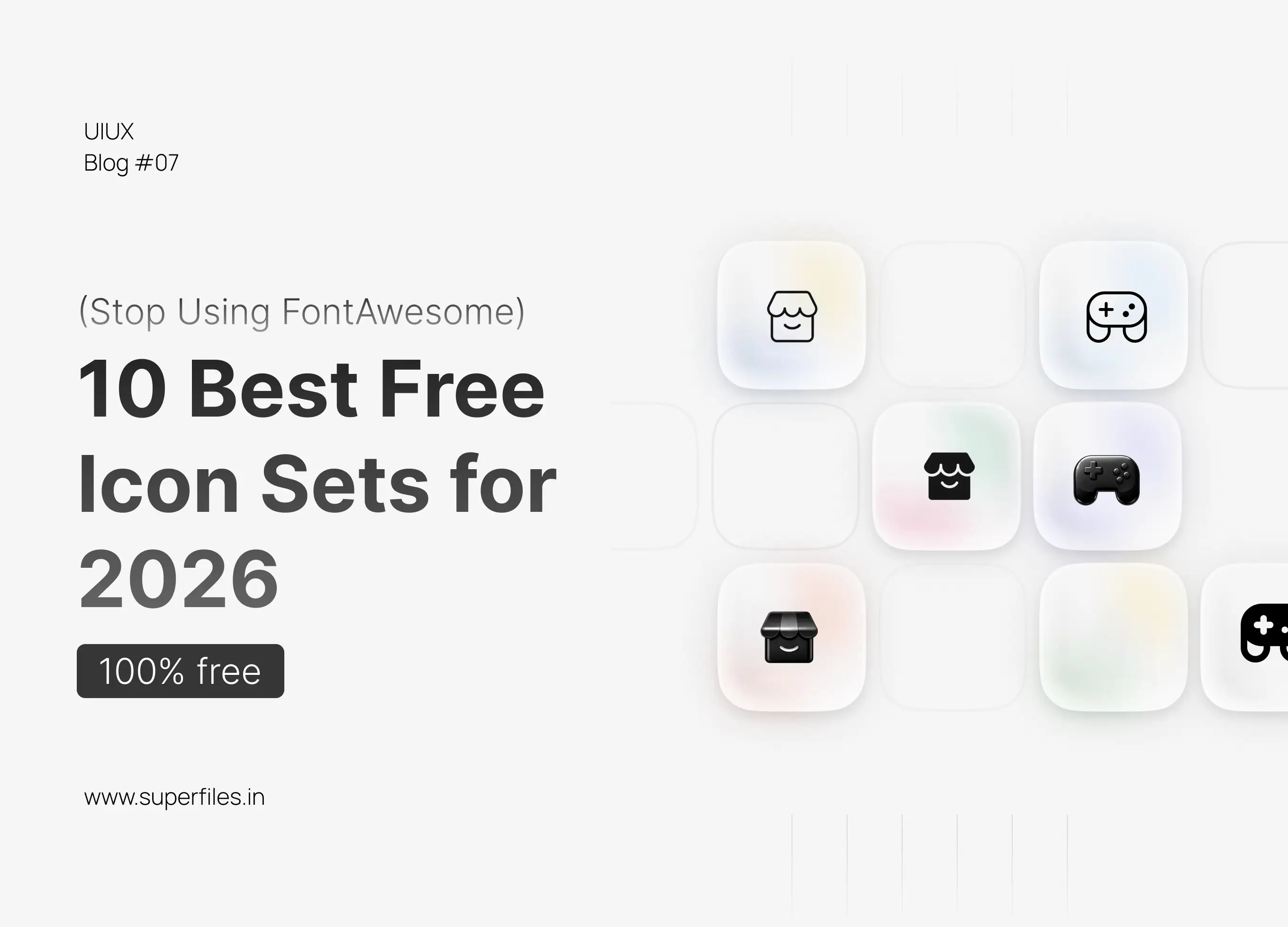 Top 10 free icon sets for UI designers in 2026