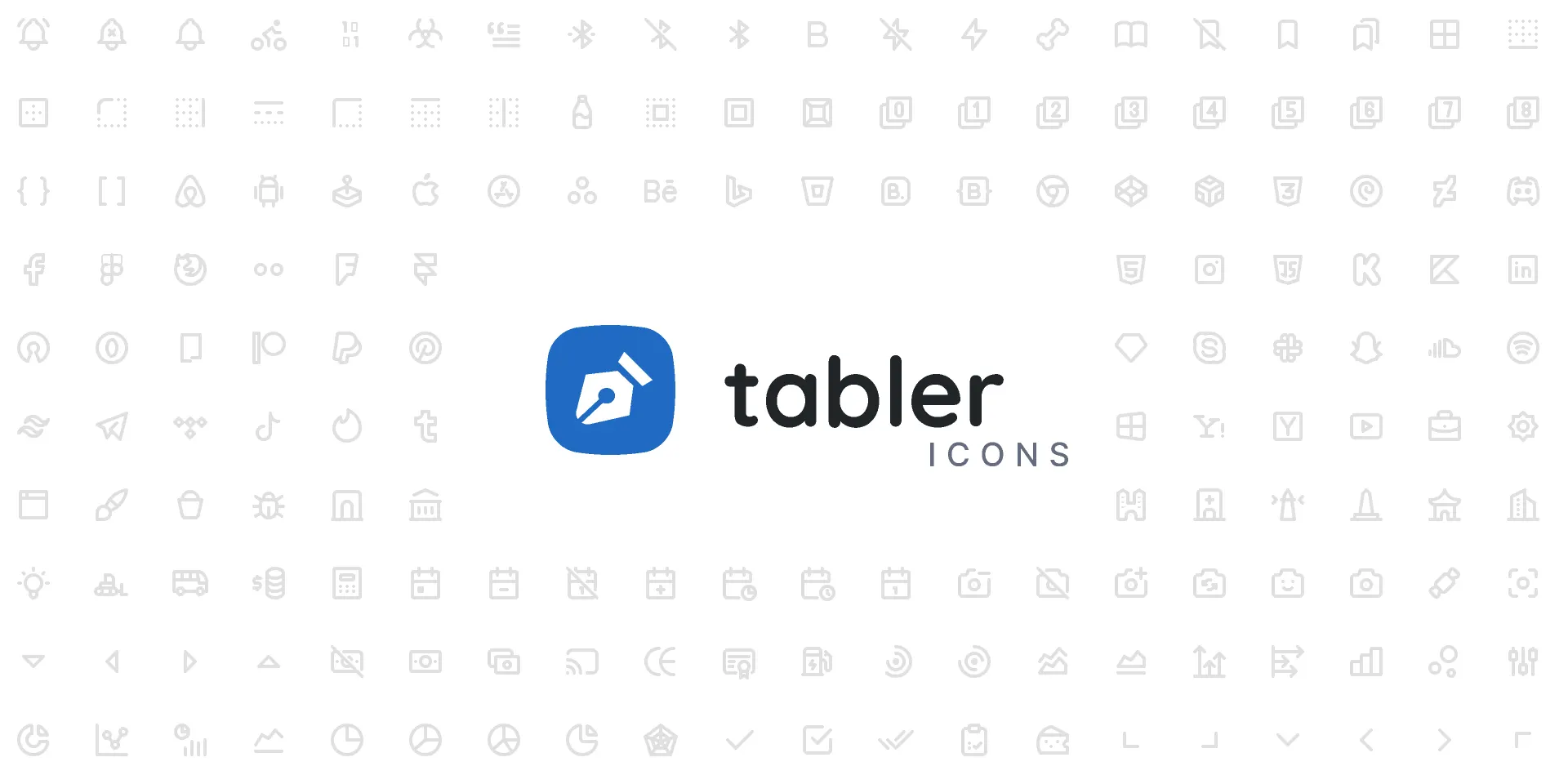 Tabler Icons showing customizable stroke width