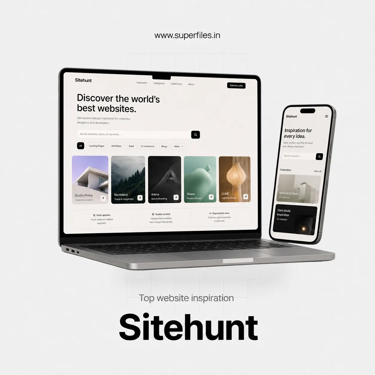 Online tool to find best websites and apps by categories